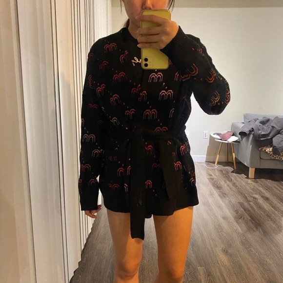 Maje knit wrap cardigan - Picture 4 of 4